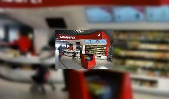 Lunchroom met 'to go' op Schiphol