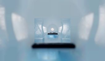 Niet voor koukleumen: het ijshotel