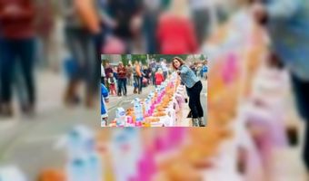 Record langste ontbijttafel verbroken