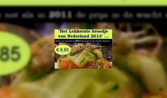 Promotie kanshebber broodjeswedstrijd