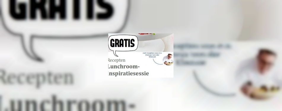 Gratis Receptenboekje Lunchroom Inspiratiesessie