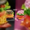 Roze burger bij KFC China 