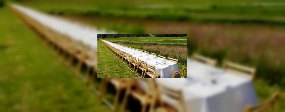 Recordpoging langste 'vega-tafel'