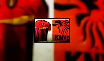 Café half oranje, half rood