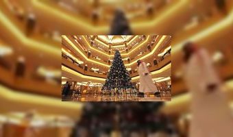 Hotel heeft spijt van duurste kerstboom