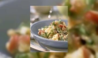 Koolraap met rauwe andijvie