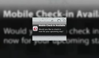 Dé amenity van 2013: mobiele check-in