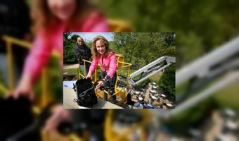 Op een terras in de zon