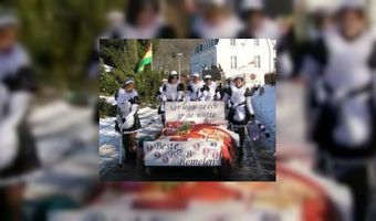 Ludieke b&b-carnavalswagen in Limburg