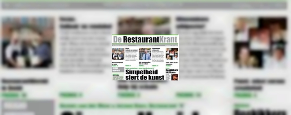 Nieuwste uitgave De RestaurantKrant