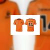 Oranje shirt voor uw gast