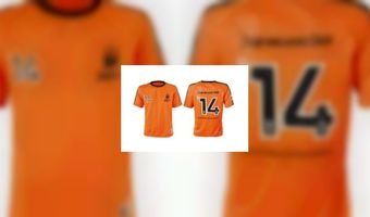 Oranje shirt voor uw gast