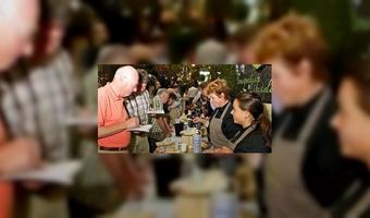 Sloveense wijnmakers op wijnproeverij