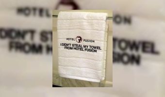 Op tien hotelhandoeken verdwijnt er eentje