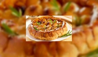 Tarte tatin van sjalotten