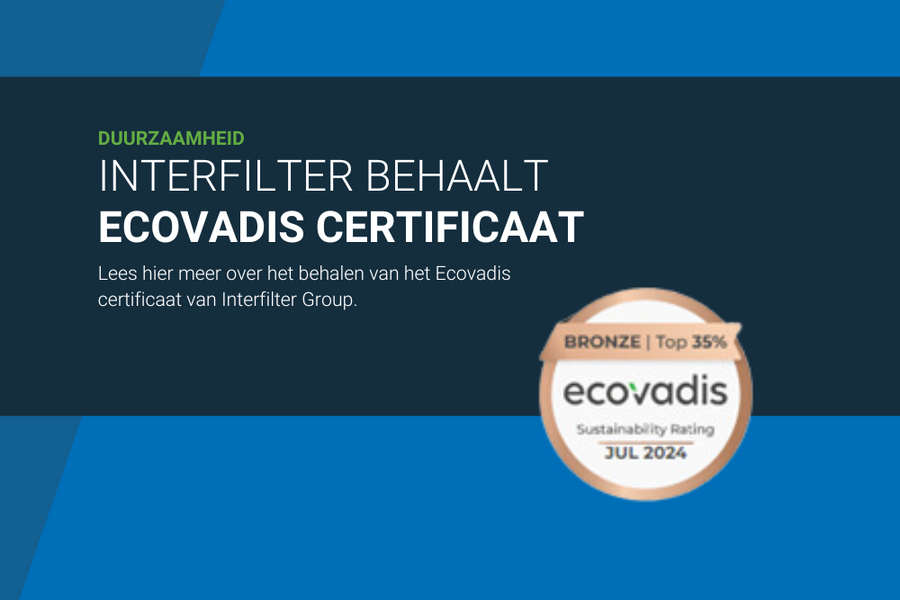 Interfilter Group behaalt EcoVadis certificaat