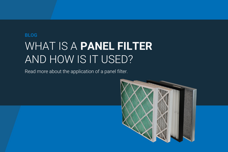 What is a panel filter and how is it used?