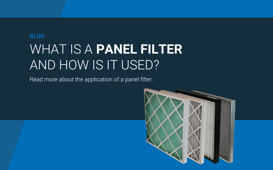 What is a panel filter and how is it used?