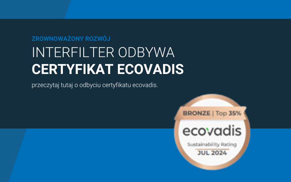 Grupa Interfilter uzyskuje certyfikat EcoVadis