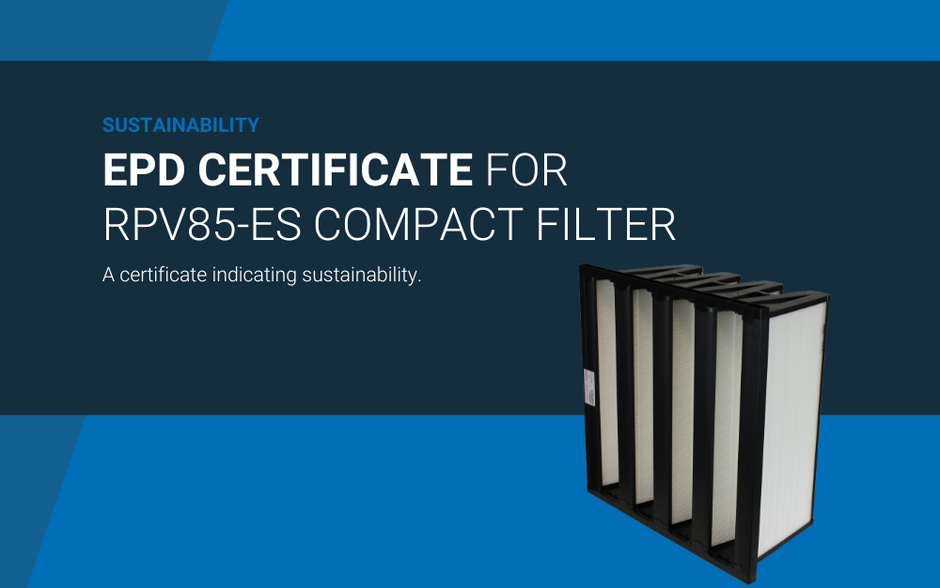 EPD certified RPV85-ES compact filter