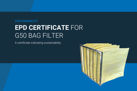 EPD certified G50 bag filters