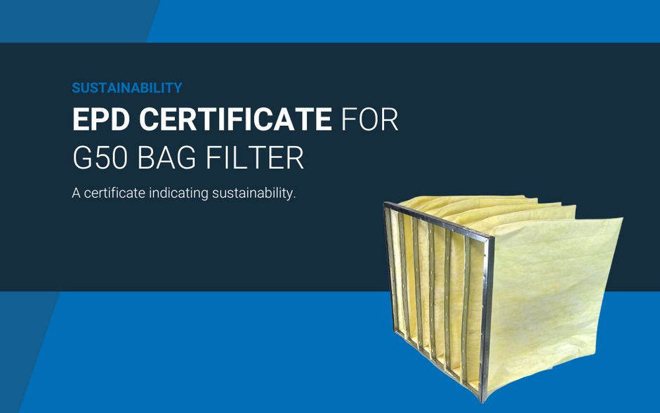 EPD certified G50 bag filters