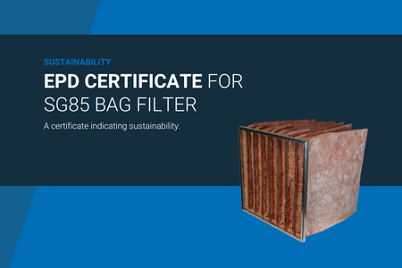 EPD certified SG85 bag filters