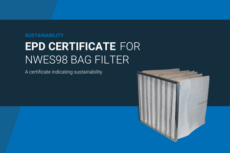 EPD certified NWES98 bag filters