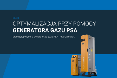 Optymalizacja za pomocą generatora gazu PSA