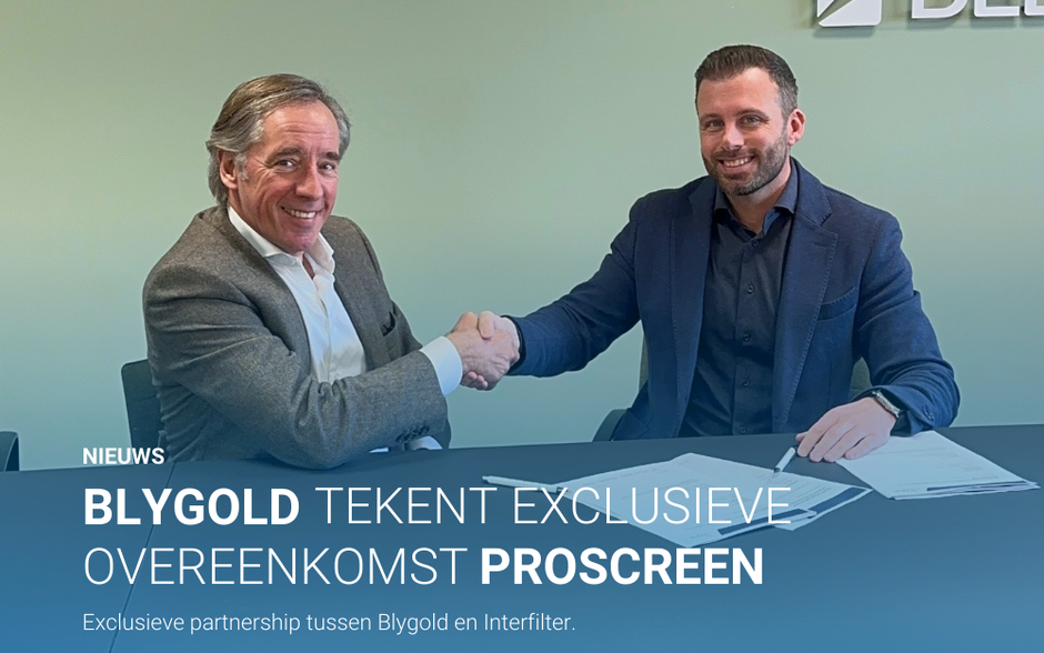 Blygold tekent exclusieve overeenkomst ProScreen