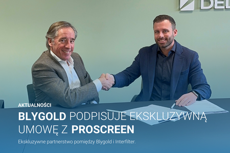 Blygold podpisuje wyłączną umowę z ProScreen