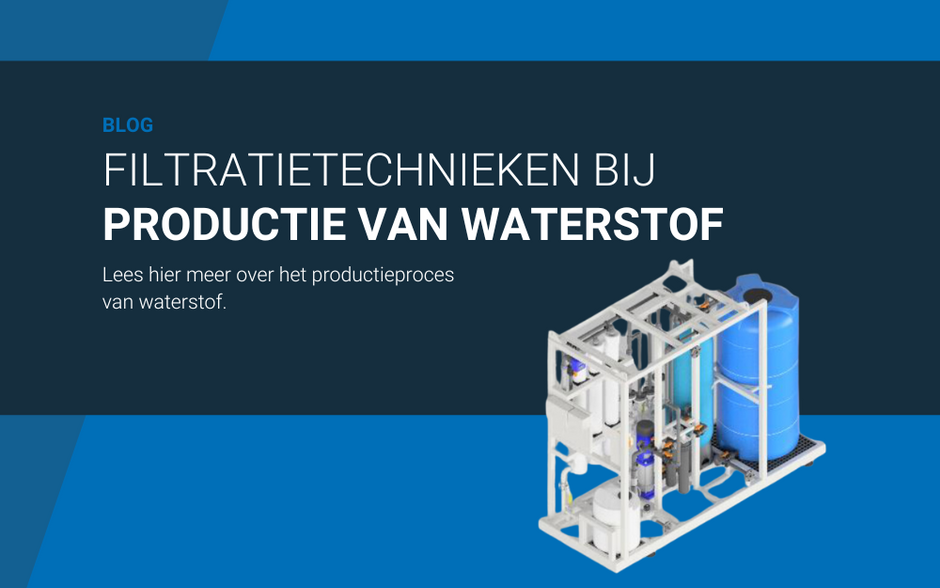 Wat voor filters komen voor bij de productie van waterstof?