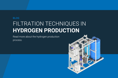 What type of filtration occurs in the production of hydrogen?