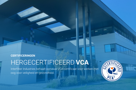 Dubbele certificering: Interfilter Industries en Avilo opnieuw VCA-gecertificeerd