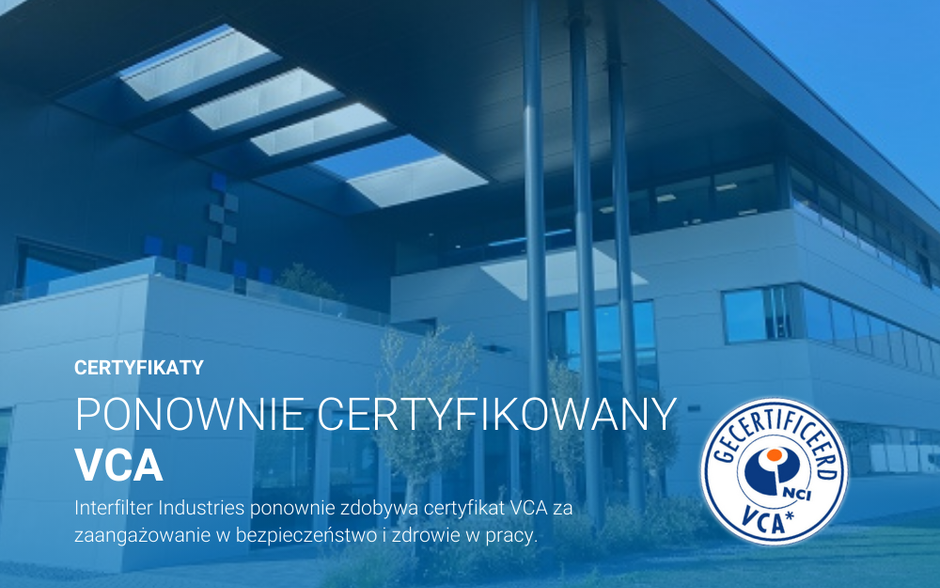 Podwójna certyfikacja: Interfilter Industries i Avilo ponownie certyfikowane VCA