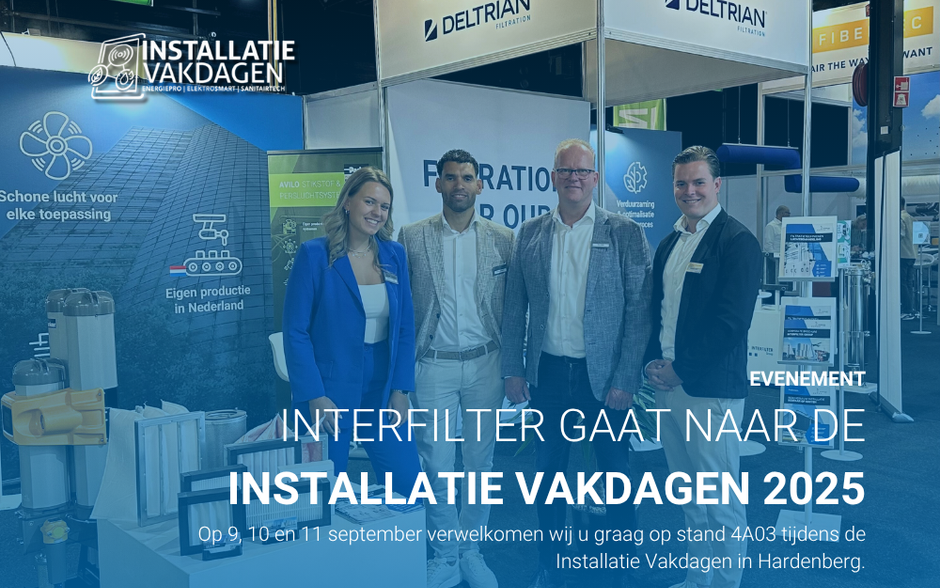 Interfilter gaat naar de Installatie Vakdagen 2025