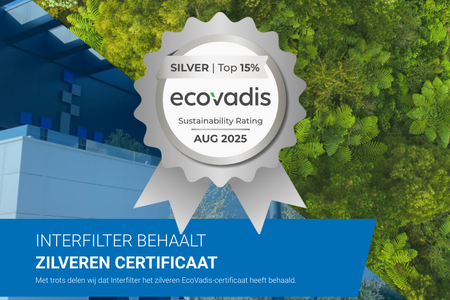 Interfilter behaalt zilveren EcoVadis certificaat