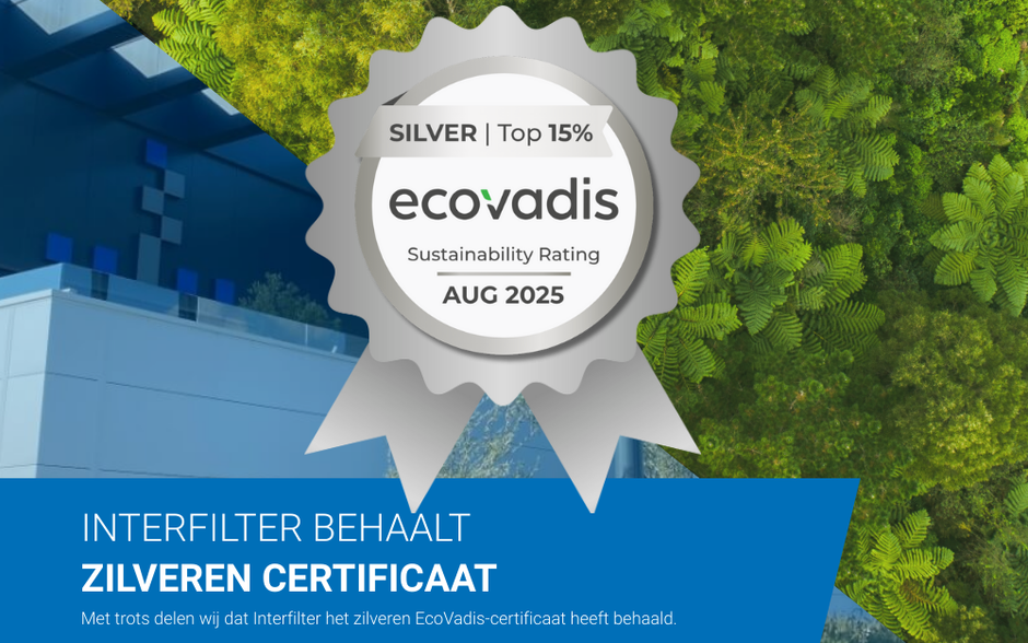 Interfilter behaalt zilveren EcoVadis certificaat