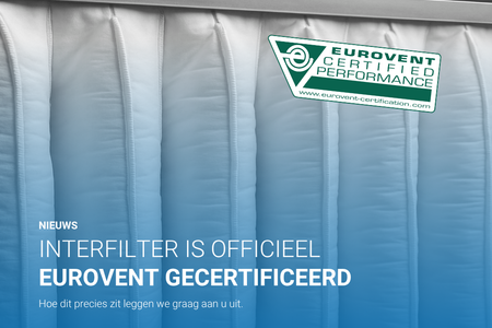 Interfilter officieel Eurovent-gecertificeerd