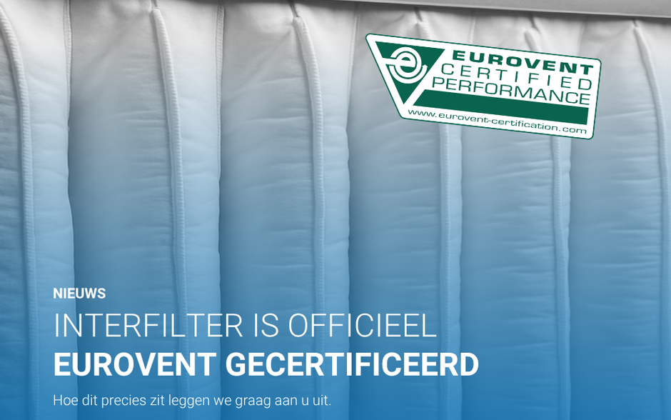 Interfilter officieel Eurovent-gecertificeerd