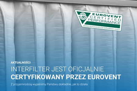 Interfilter certyfikowany przez Eurovent
