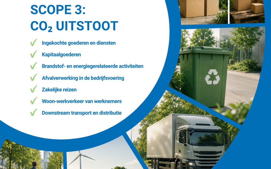 Scope 3: uitstoot buiten onze eigen organisatie