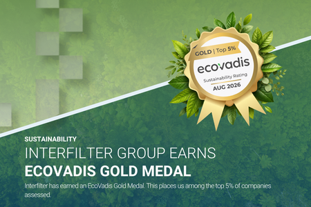 Interfilter Group earns a Gold EcoVadis Medal