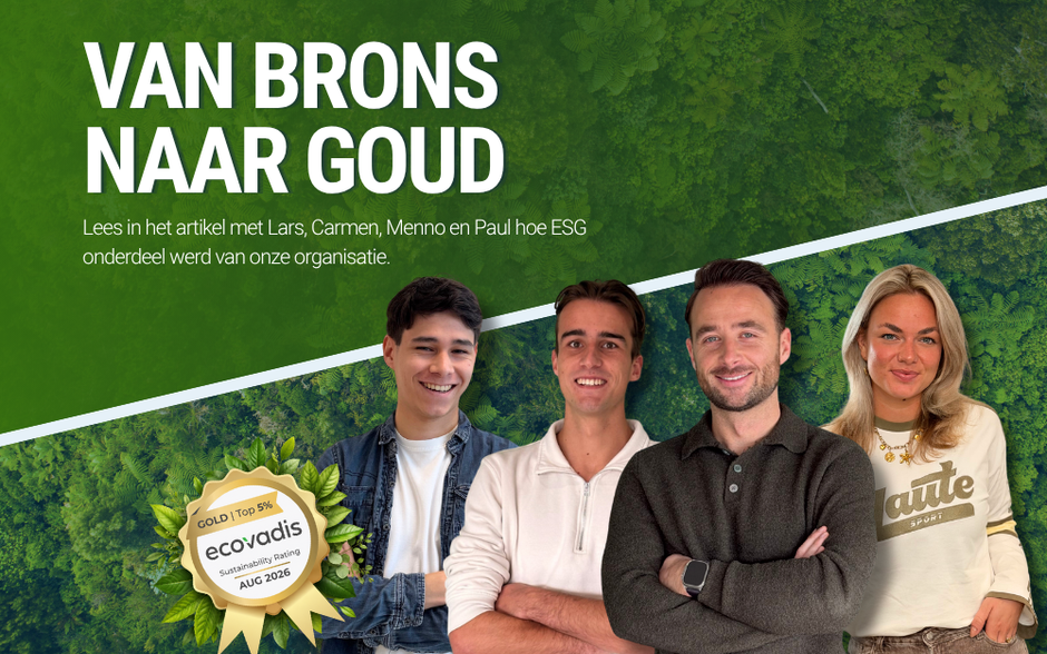 Van brons naar goud: drie jaar bouwen aan ESG