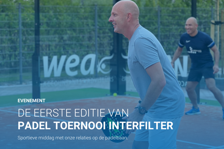 Geslaagd Interfilter padel toernooi