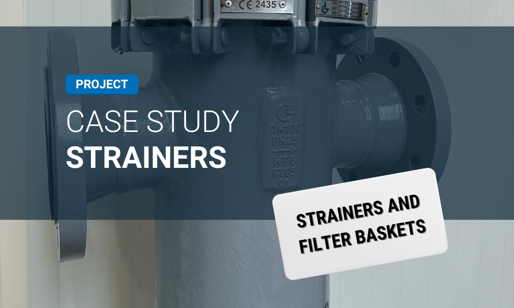 Strainers and filter baskets in petrochemistry