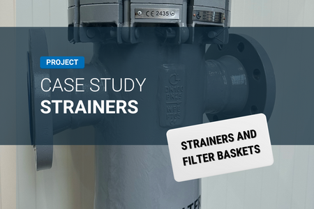 Strainers and filter baskets in petrochemistry