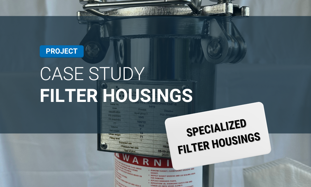 Custom filter houses for Food & Pharma