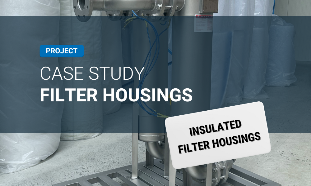 Filter houses in transshipment and storage