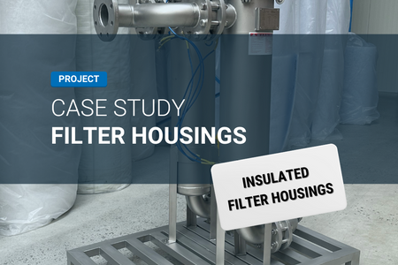 Filter houses in transshipment and storage